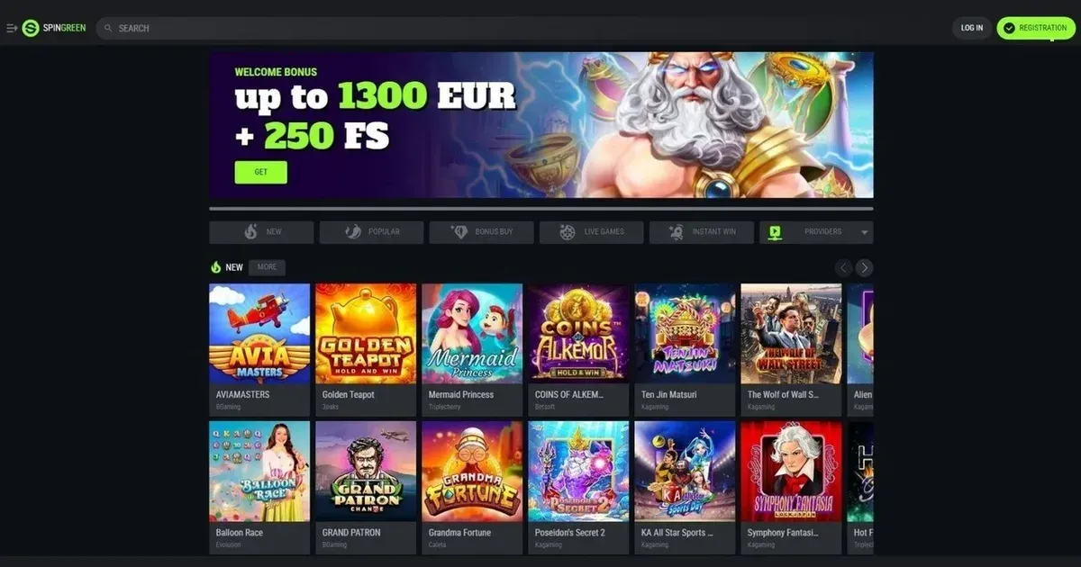 spingreen casino